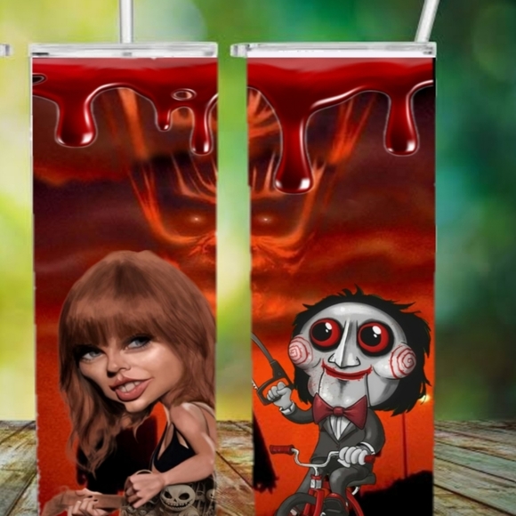 Halloween music Saw tumbler - Picture 2 of 5